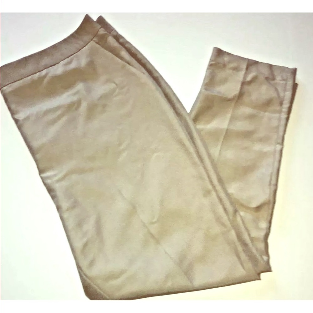 ASOS Khaki Cropped Skinny Trousers